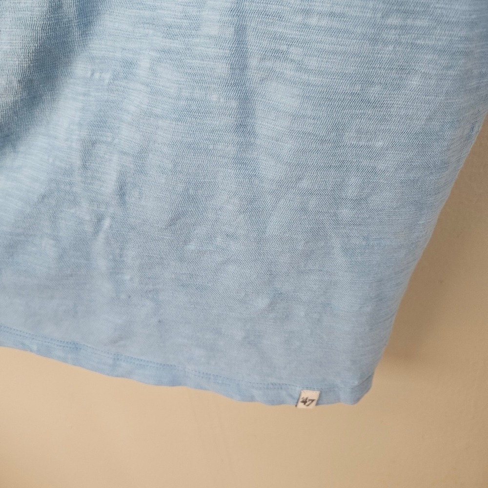 '47 Brand St Louis Cardinals Slub Knit Tee Sz L Light Blue Graphic Top - Picture 3 of 6